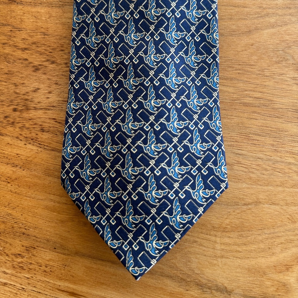 Ferragamo Tie - Doves of Peace